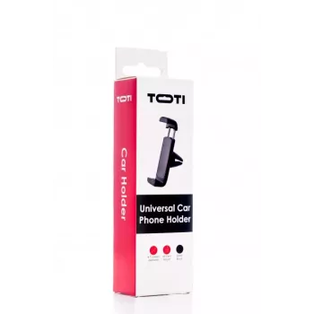 SEEK TOTI Suporte mini para telemóvel para saída de ar do automóvel, preto