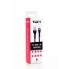 SEEK TOTI USB-A para Lightning cabo entrançado 2m 2A (Non-MFI) preto