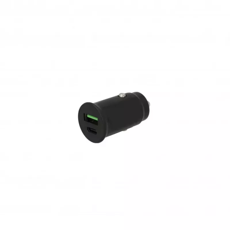 SEEK TOTI Carregador de automóvel rápido 30W Type-C + USB A, preto