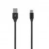 SEEK TOTI USB A para Micro USB, cabo entrançado 2m, 2A, preto