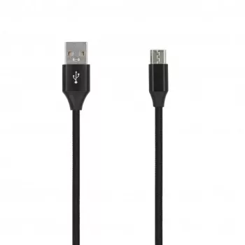 SEEK TOTI USB A para Micro USB, cabo entrançado 2m, 2A, preto