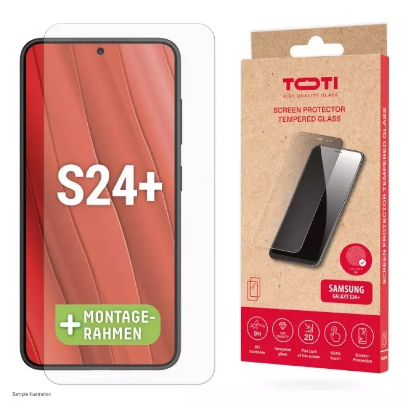 TOTI Protetor de ecrã Tempered Glass 2D para Samsung Galaxy S24 Plus / S25 Plus