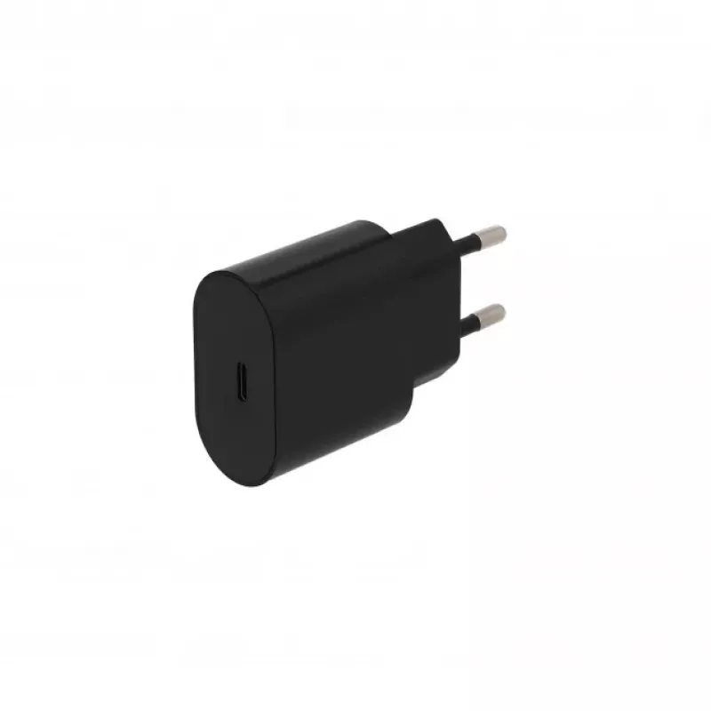 SEEK TOTI Carregador de parede 20W Type-C PD com cabo Type-C para Type-C, 1 m PVC 3A, preto
