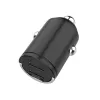 SEEK TOTI Carregador de automóvel rápido 40W com porta Type-C duplo, preto