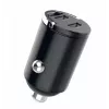 SEEK TOTI Carregador de automóvel rápido 40W com porta Type-C duplo, preto