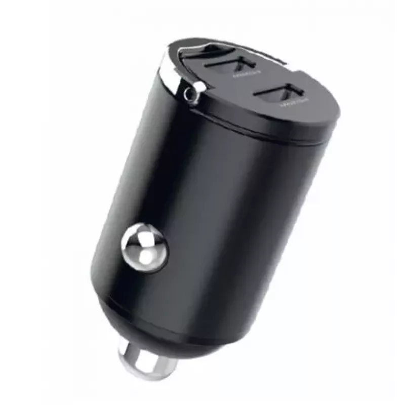 SEEK TOTI Carregador de automóvel rápido 40W com porta Type-C duplo, preto