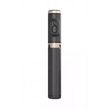 SEEK TOTI Pau de selfie com design oculto e tripé estável Q12, preto
