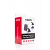 SEEK TOTI Suporte magnético quadrado para automóvel com montagem adesiva 3M, preto