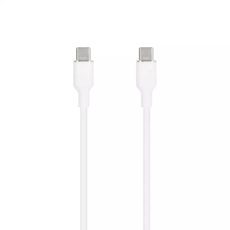 SEEK TOTI Cabo de silicone USB-C para USB-C 1m 3A branco