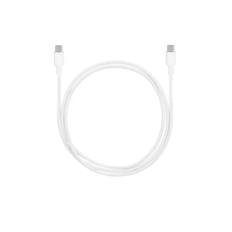 SEEK TOTI Cabo de silicone USB-C para USB-C 1m 3A branco