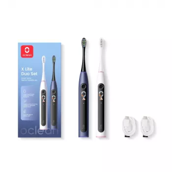 Oclean Escova de dentes elétrica X Lite Duo Set Dark Blue & Grey