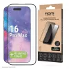 TOTI PREMIUM Película de Vidro Temperado Premium 3D Full Cover para Apple iPhone 16 Pro Max