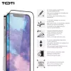 TOTI PREMIUM Película de Vidro Temperado Premium 3D Full Cover para Apple iPhone 17 Pro Max