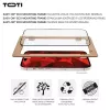 TOTI PREMIUM Película de Vidro Temperado Premium 3D Full Cover para Apple iPhone 17 Pro Max