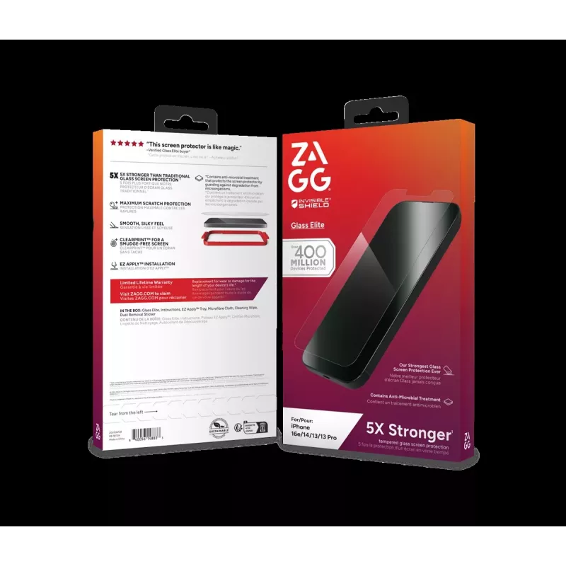 Pacote de proteção ZAGG para iPhone 16e: capa com MagSafe e película de proteção de ecrã