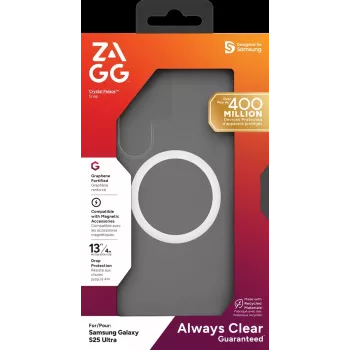 Pacote de proteção ZAGG para Samsung Galaxy S25 Ultra: capa com MagSafe e película de proteção de ecrã
