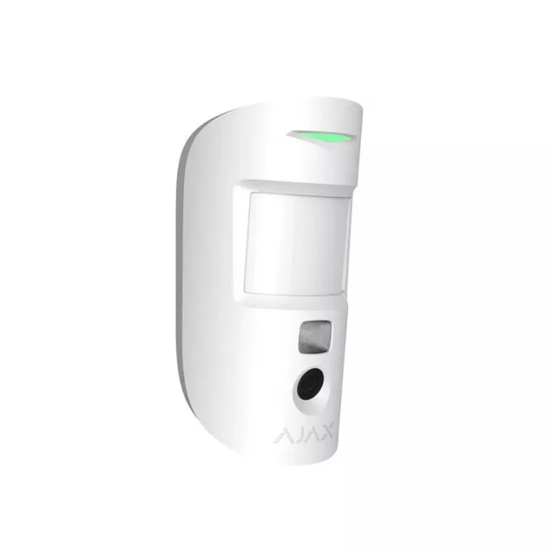 AJAX MotionCam Indoor (PhOD) Branco - Detetor de movimento PIR com câmara