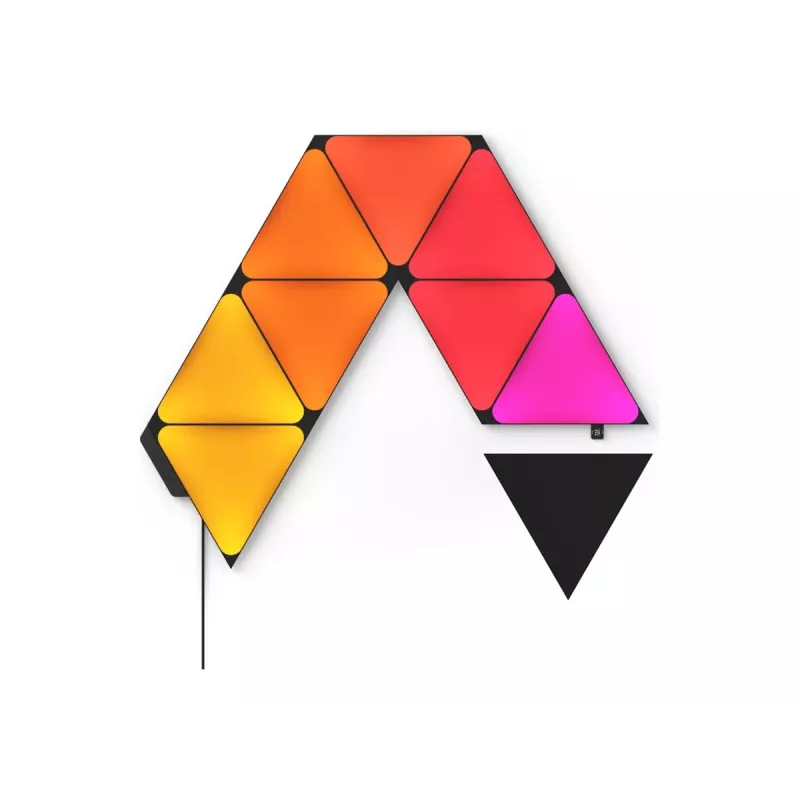 Nanoleaf Shapes Triângulos Pretos Kit Inicial (9 Painéis) 42W WiFi
