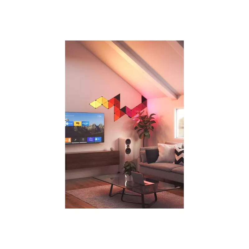 Nanoleaf Shapes Triângulos Pretos Kit Inicial (9 Painéis) 42W WiFi