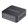 MINIX NR660LP Mini PC, AMD Ryzen 5 6600H, 16GB DDR5, 512GB NVMe SSD, Windows 11 Pro, preto