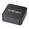 MINIX NR660LP Mini PC, AMD Ryzen 5 6600H, 16GB DDR5, 512GB NVMe SSD, Windows 11 Pro, preto