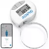 Fita métrica inteligente RENPHO - fita de medição corporal Bluetooth para IMC, cintura, ancas, braço, perna, peito - retrátil automaticamente, ecrã LCD, compatível com a app Renpho Health, Apple Health, Google Fit, Samsung Health - preto