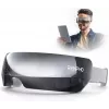 RENPHO Eyeris View massajador de olhos com calor, compressão, vibração, Bluetooth, USB-C, dobrável, cinzento
