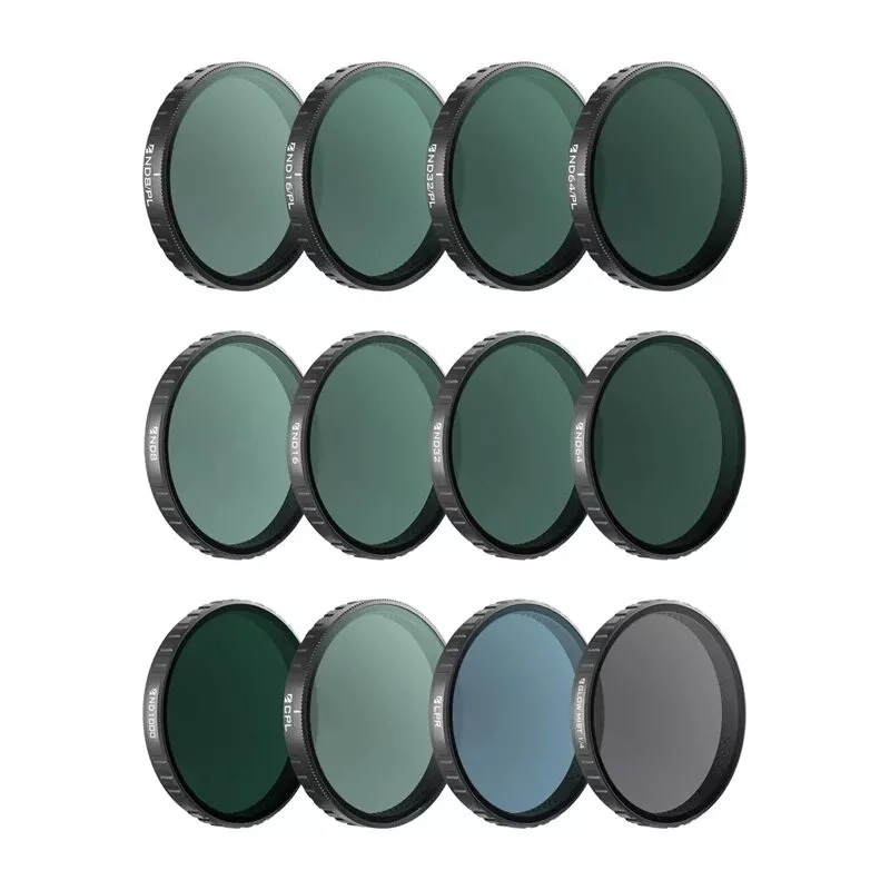 Conjunto de filtros Freewell para OSMO Action 6 – Mega Kit – pacote de 12 peças