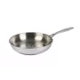 Frigideira antiaderente Kuhn Rikon ALLROUND 24 cm – aço inoxidável 18/10, adequada para indução, resistente ao forno até 240°C