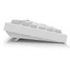 Sharkoon SGK55W SKILLER teclado gaming sem fios, layout 75%, teclas PBT, branco