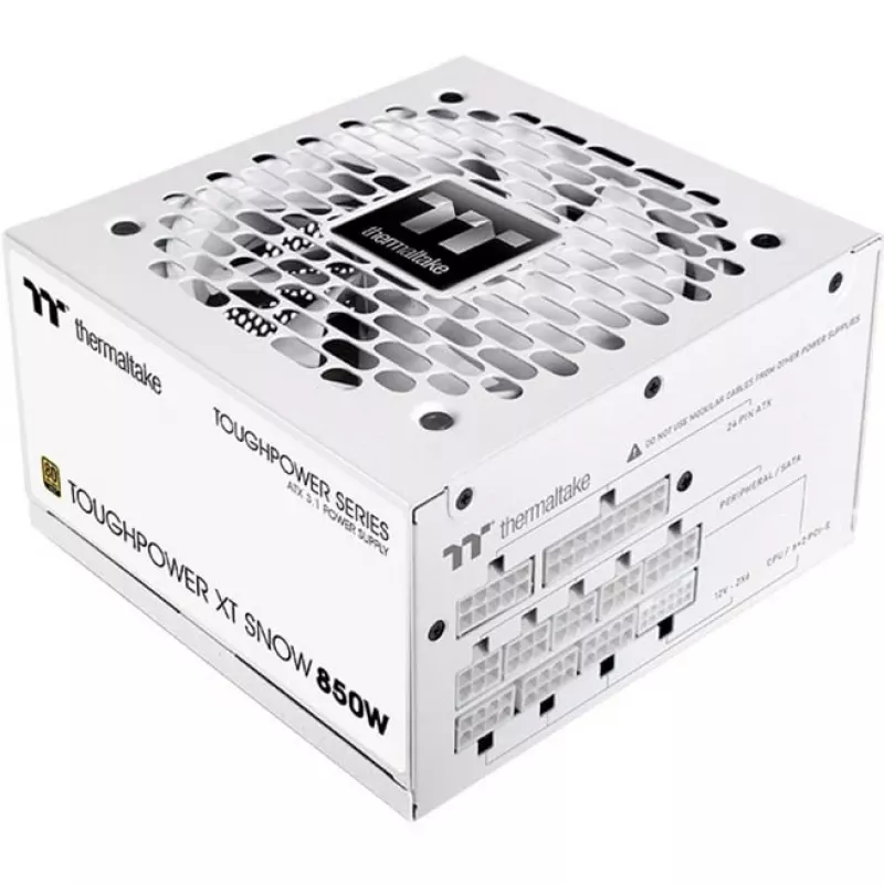 Thermaltake Toughpower XT Snow 850W Fonte de alimentação ATX 3.1 80 PLUS Gold totalmente modular