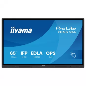 IIYAMA ProLite TE6513A-B3AG Ecrã interativo tátil LED IPS 4K UHD 65