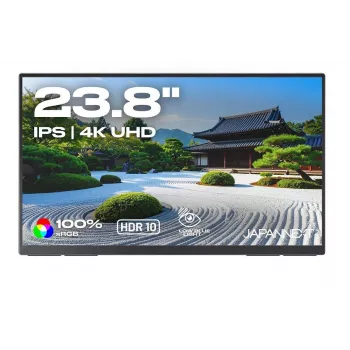 Monitor JAPANNEXT 60,5 cm (23,8 polegadas) JN-MD-IPS238U-C6 4K UHD IPS HDMI USB-C preto