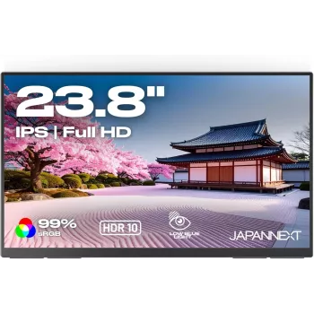 Monitor JAPANNEXT 60,5 cm (23,8 polegadas) JN-MD-IPS238F-C6 Full HD IPS com HDMI e USB-C, preto