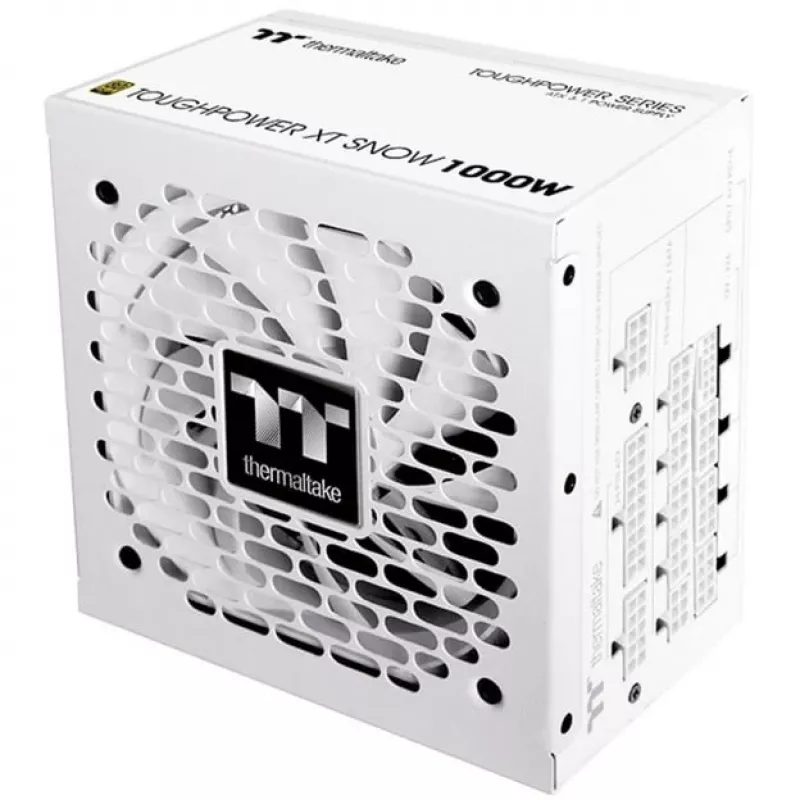 Fonte de alimentação Thermaltake Toughpower XT Snow 1000W ATX 3.1 80 PLUS Gold totalmente modular