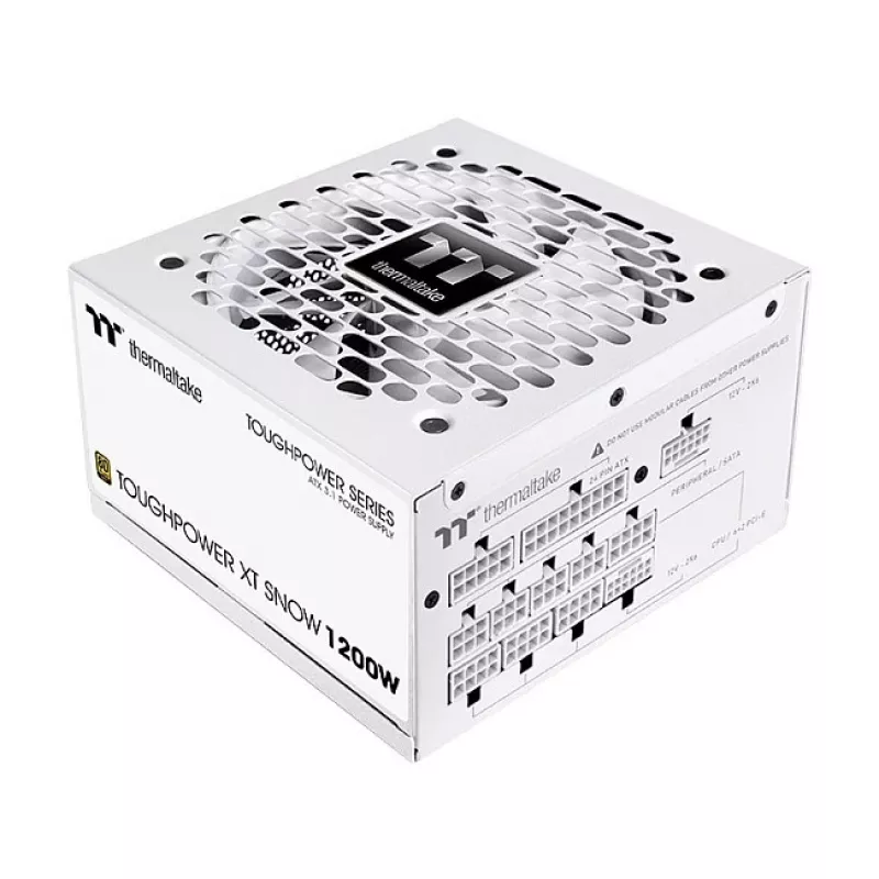 Fonte de alimentação Thermaltake Toughpower XT Snow 1200W ATX 3.1 80 PLUS Gold totalmente modular