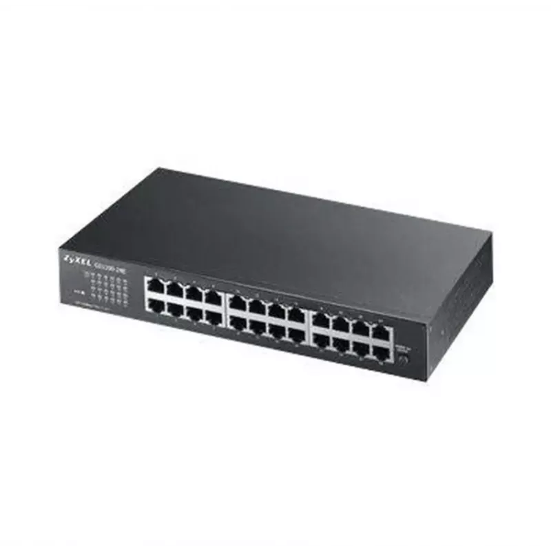 Switch ZyXEL GS1100-24E V4 24 portas Gigabit não gerido