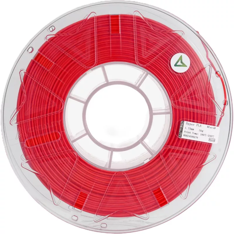 Filamento Creality Hyper Series PLA vermelho 1 kg 1,75 mm RFID