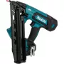 Aplicador de pregos pneumático sem fios Makita DBN620Z 18V LXT sem escovas 16 Gauge, reto (apenas máquina)