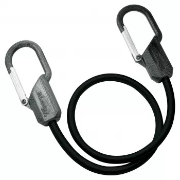 Corda elástica Master Lock 3205EURDAT com gancho de clipe - 80 cm x 9 mm - preta - 1 unid.
