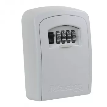 Cofre de chaves de parede Master Lock Medium Select Access - metal - cinzento - fechadura de combinação numérica - 83 x 34 x 118 mm - 64 x 28 x 91 mm - pack de 4