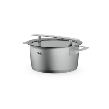 Panela Fissler Phi Collection com tampa de vidro 24 cm, 5,1 litros
