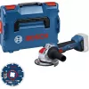 Rebarbadora angular a bateria Bosch GWX 18V-8 18V 125 mm com disco de corte diamantado (retalho)