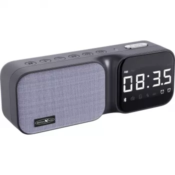 Reflexion CLR24BT rádio-despertador com Bluetooth, sintonizador FM PLL, alarme duplo, ecrã LED, preto