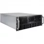 Inter-Tech IPC Storage 4U-4408-L caixa de servidor rackmount 4U, 8x 3,5 polegadas hot-swap, sem fonte de alimentação, preto