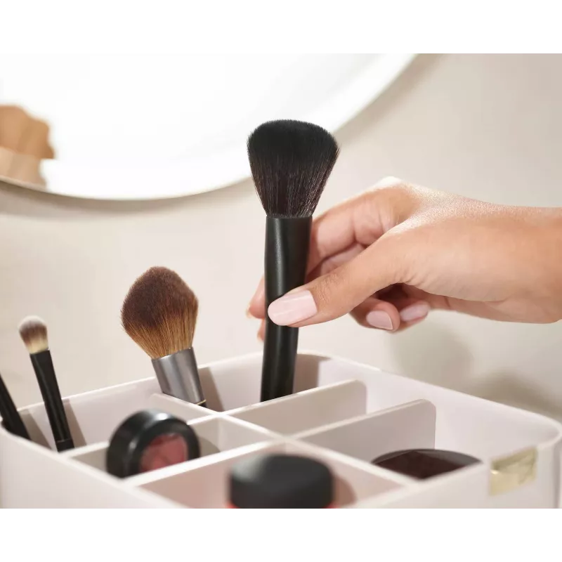 Joseph Joseph Viva organizador de cosméticos com gaveta - branco/cinzento