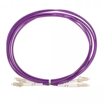 Extralink EX.36868 cabo de patch de fibra LC/UPC para LC/UPC, multimodo OM4, duplex, 3 mm, 2 m