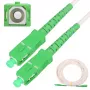 Extralink Cabo Patch SC/APC-SC/APC, LSOH, Monomodo, Simplex, G.657A2, 3 mm, 15 m, Branco