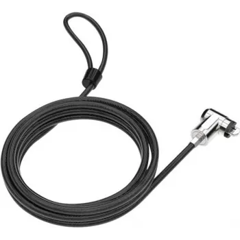 Compulocks Cabo de segurança universal com fecho - Fecho T-Bar com chave - Branco - 1,83 m