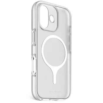 Decoded DropTec capa traseira transparente para iPhone 17 com MagSafe (Frosted White)